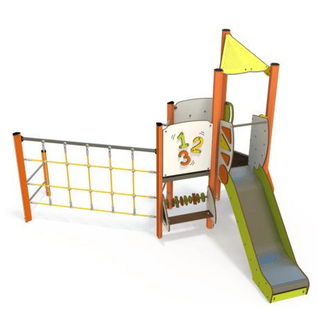 Žaidimų aikštelių kompleksas vaikams nuo 2 metų amžiaus – kolekcija 'MINI / MBG-2167_MI 09-1013-AC07'