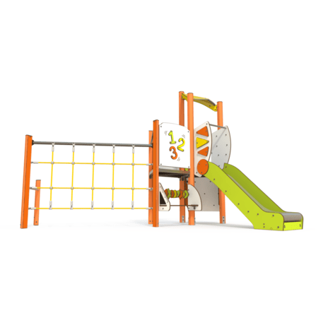 Žaidimų aikštelių kompleksas vaikams nuo 2 metų amžiaus – kolekcija 'MINI / MBG-2167_MI 09-1013-AC07'