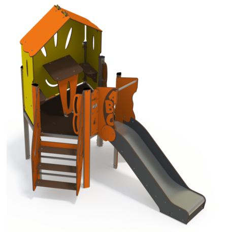 Žaidimų aikštelių kompleksas vaikams nuo 2 metų amžiaus – kolekcija 'MINI / MBG-2177_MI 09-1020-N22'