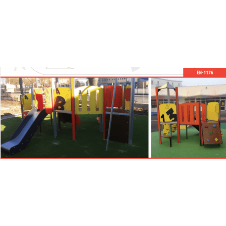 Žaidimų aikštelių kompleksas vaikams nuo 2 metų amžiaus – kolekcija 'MINI / 'MBG-2265_MI 09-2065-N22'