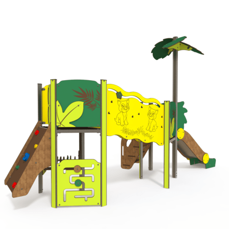 Žaidimų aikštelių kompleksas vaikams nuo 2 metų amžiaus – kolekcija 'MINI / MBG-2275_MI 09-2071-T02'