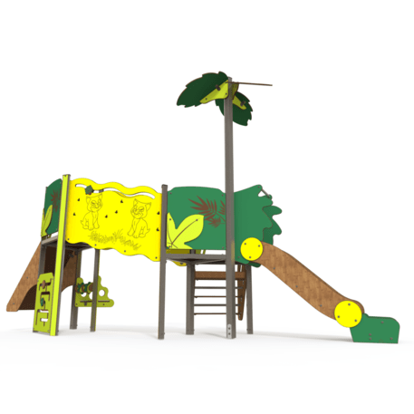 Žaidimų aikštelių kompleksas vaikams nuo 2 metų amžiaus – kolekcija 'MINI / MBG-2275_MI 09-2071-T02'