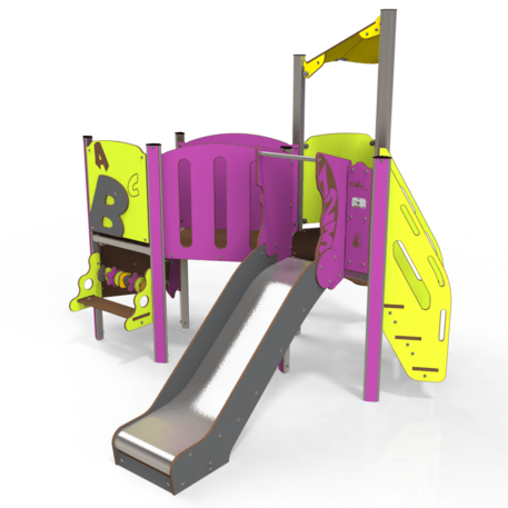 Žaidimų aikštelių kompleksas vaikams nuo 2 metų amžiaus – kolekcija 'MINI / MBG-2204_MI 09-2001-N99'