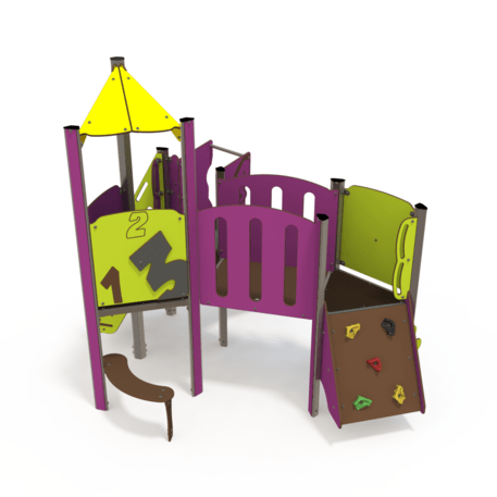 Žaidimų aikštelių kompleksas vaikams nuo 2 metų amžiaus – kolekcija 'MINI / MBG-2204_MI 09-2001-N99'