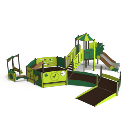 Žaidimų aikštelių kompleksas vaikams nuo 2 metų amžiaus – kolekcija 'MINI / MBG-2229-MI 09-2019-T01'