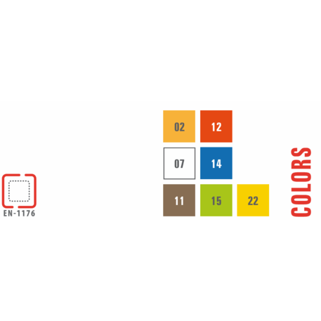 Žaidimų aikštelių kompleksas vaikams nuo 2 metų amžiaus – kolekcija 'MINI / MBG-2293_MI 09-2082-T05'