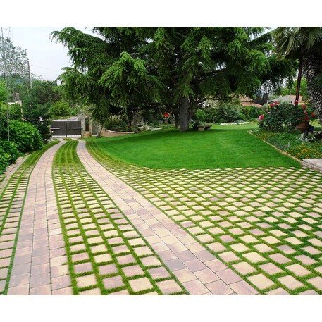 Betoninė ažūrinė trinkelė, plytelė 'Toksana® Green'