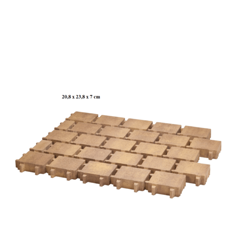 Betoninė ažūrinė trinkelė, plytelė 'Toksana® Green'