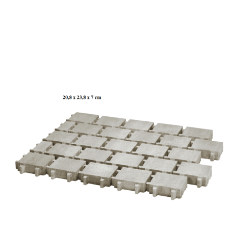 Betoninė ažūrinė trinkelė, plytelė 'Toksana® Green'