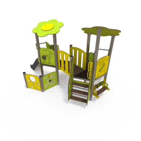 Žaidimų aikštelių kompleksas vaikams nuo 2 metų amžiaus – kolekcija 'MINI / MBG-2240_MI 09-2032-T01'