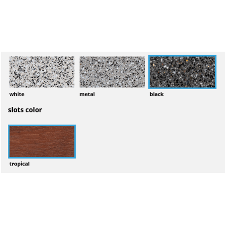 Betoninis suolas be atlošo su medine sėdima dalimi 'Premium / Pause Wood 180cm / 300cm'