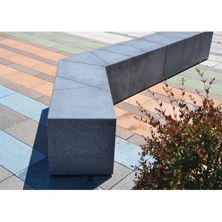 Betoninis modulinis suolas be atlošo 'Premium / Origame 222cm'