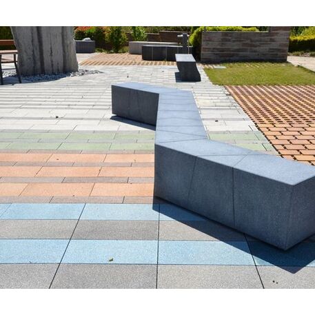 Betoninis modulinis suolas be atlošo 'Premium / Origame 222cm'