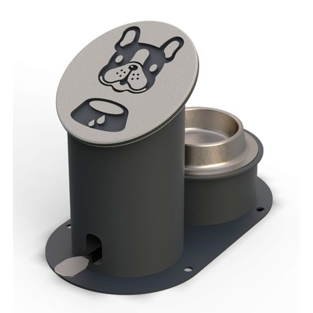 Geriamojo vandens kolonėlė su gertuve augintiniams 'Urbanista CN'