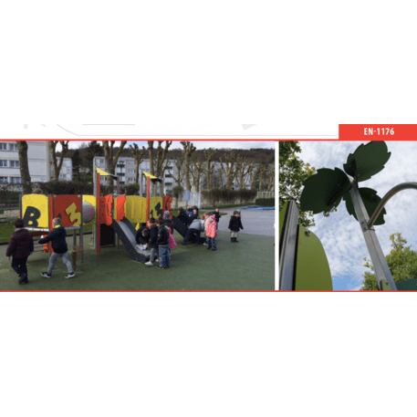 Žaidimų aikštelių kompleksas vaikams nuo 2 metų amžiaus – kolekcija 'MINI / MBG-2334_MI 09-3021-T01'