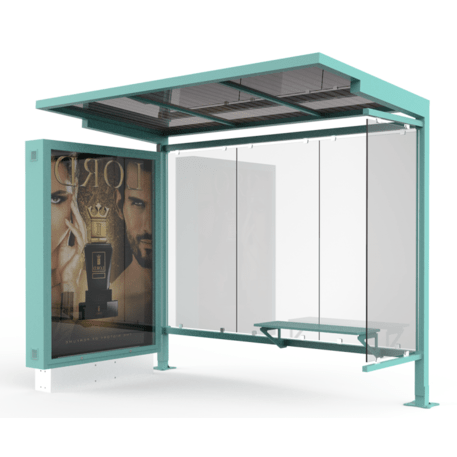 Autobusų stotelės stoginė, paviljonas 'MBG_5011 / Plaza 03'