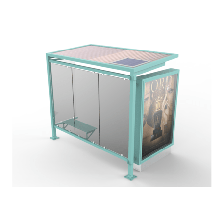 Autobusų stotelės stoginė, paviljonas 'MBG_5011 / Plaza 03'