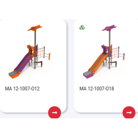Žaidimų aikštelių kompleksas vaikams nuo 2 iki 10 metų amžiaus – kolekcija 'MAXI / MBG-2352_MA 12-1007-O03'