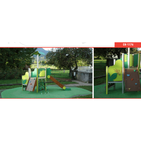 Žaidimų aikštelių kompleksas vaikams nuo 2 iki 10 metų amžiaus – kolekcija 'MAXI / MBG-2361_MA 12-1011-T03'