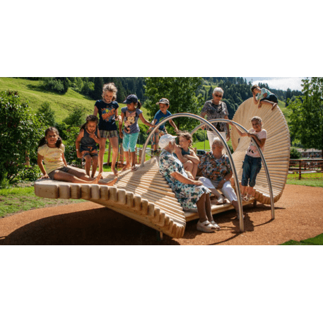 Vaikų žaidimų aikštelių įranga „Climbslide 7.9“, kolekcija Playsculptures®