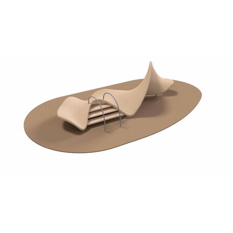 Vaikų žaidimų aikštelių įranga „Climbslide 7.9“, kolekcija Playsculptures®