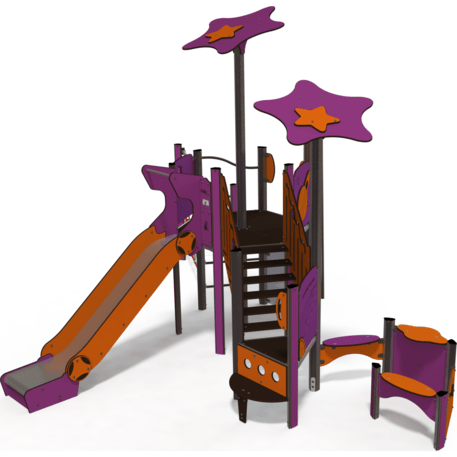 Žaidimų aikštelių kompleksas vaikams nuo 2 iki 10 metų amžiaus – kolekcija 'MAXI / MBG-2402_MA 12-2011-O18'