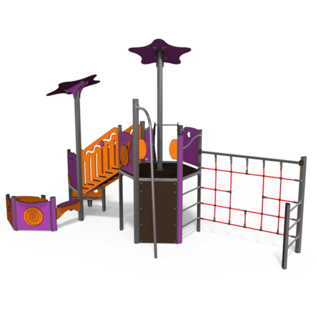 Žaidimų aikštelių kompleksas vaikams nuo 2 iki 10 metų amžiaus – kolekcija 'MAXI / MBG-2402_MA 12-2011-O18'