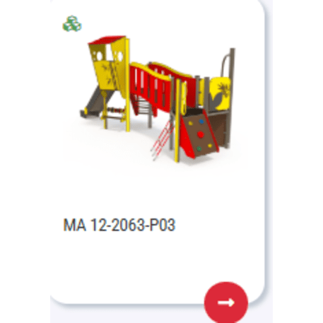 Complesso per parco giochi per bambini dai 2 anni – collezione 'MAXI / MBG-2417_MA 12-2063-P15'