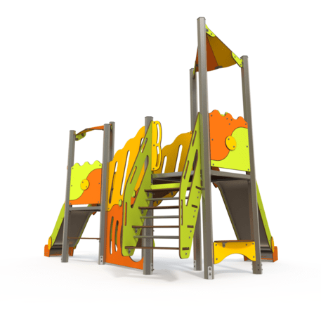 Complesso per parco giochi per bambini dai 2 anni – collezione 'MAXI / MBG-2422_MA 12-2069-E99'