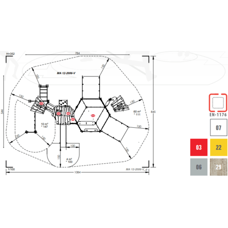 Игровой комплекс для детей от 2 лет – коллекция 'MAXI / MBG-2441_MA 12-2086-V29'
