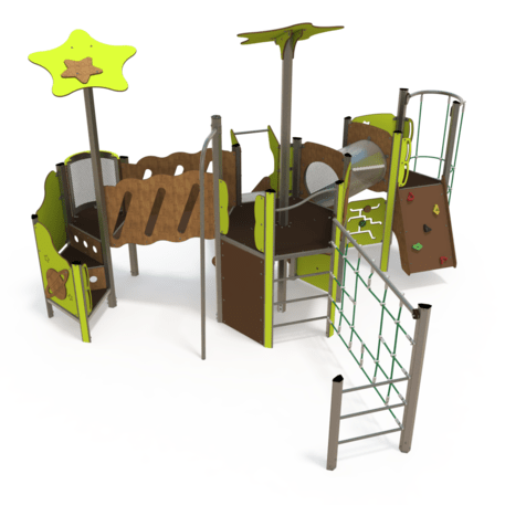 Spielplatzkomplex für Kinder ab 2 Jahren – Kollektion 'MAXI / MBG-2458_MA 12-3004-O15'