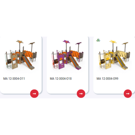 Spielplatzkomplex für Kinder ab 2 Jahren – Kollektion 'MAXI / MBG-2458_MA 12-3004-O15'