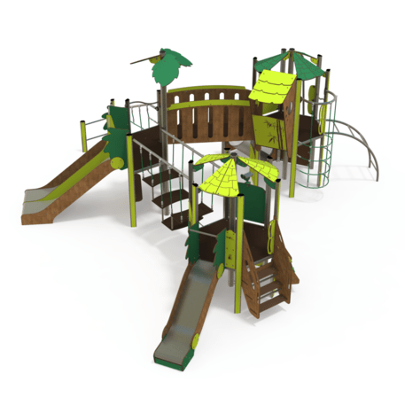 Žaidimų aikštelių kompleksas vaikams nuo 2 iki 10 metų amžiaus – kolekcija 'MAXI / MBG-2483_MA 12-3049-T01'