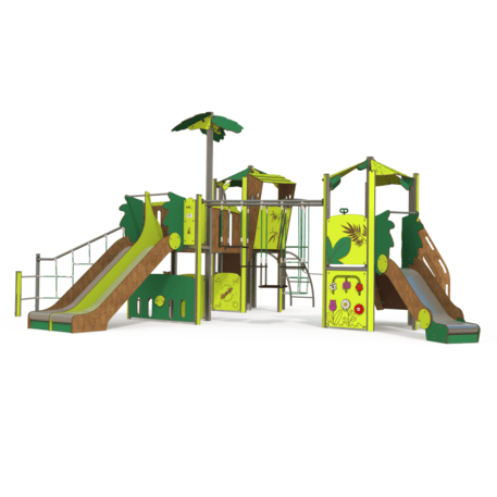 Žaidimų aikštelių kompleksas vaikams nuo 2 iki 10 metų amžiaus – kolekcija 'MAXI / MBG-2483_MA 12-3049-T01'