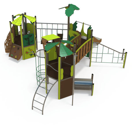 Žaidimų aikštelių kompleksas vaikams nuo 2 iki 10 metų amžiaus – kolekcija 'MAXI / MBG-2483_MA 12-3049-T01'