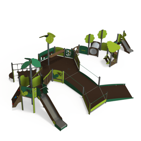 Kompleks placu zabaw dla dzieci od 2. roku życia – kolekcja 'MAXI / MBG-2499_MA 12-4012-P99'