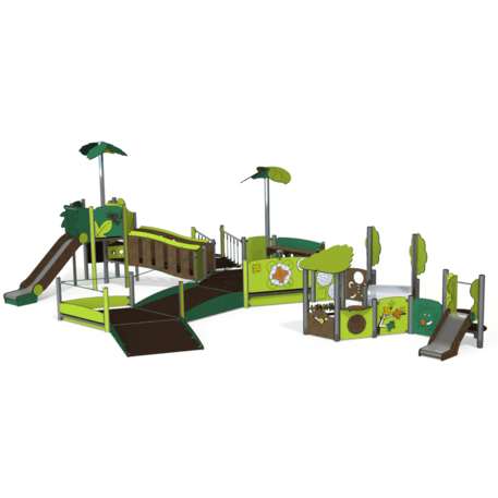Kompleks placu zabaw dla dzieci od 2. roku życia – kolekcja 'MAXI / MBG-2499_MA 12-4012-P99'