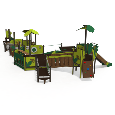 Kompleks placu zabaw dla dzieci od 2. roku życia – kolekcja 'MAXI / MBG-2499_MA 12-4012-P99'