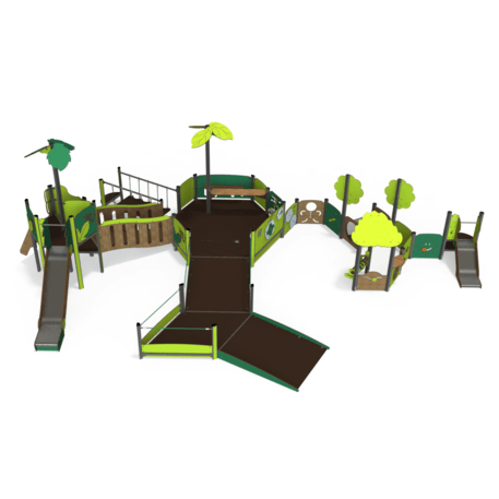 Kompleks placu zabaw dla dzieci od 2. roku życia – kolekcja 'MAXI / MBG-2499_MA 12-4012-P99'