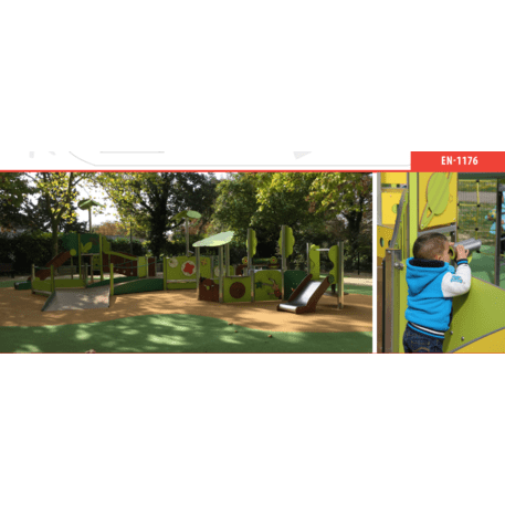 Kompleks placu zabaw dla dzieci od 2. roku życia – kolekcja 'MAXI / MBG-2499_MA 12-4012-P99'