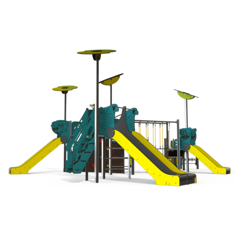 Kompleks placu zabaw dla dzieci od 2. roku życia – kolekcja 'MAXI / MBG-2509_MA 12-5005-T02'