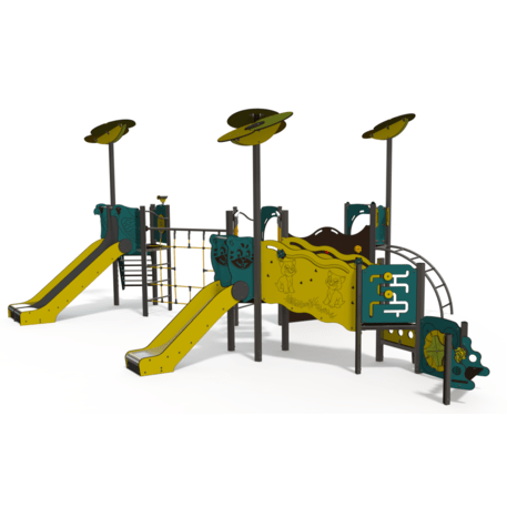 Kompleks placu zabaw dla dzieci od 2. roku życia – kolekcja 'MAXI / MBG-2509_MA 12-5005-T02'