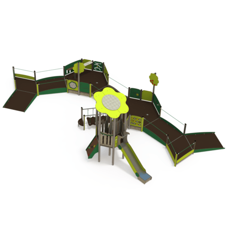 Spielplatzkomplex für Kinder ab 2 Jahren – Kollektion 'MAXI / MBG-2518_MA 12-5008-A15'