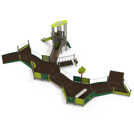 Spielplatzkomplex für Kinder ab 2 Jahren – Kollektion 'MAXI / MBG-2518_MA 12-5008-A15'