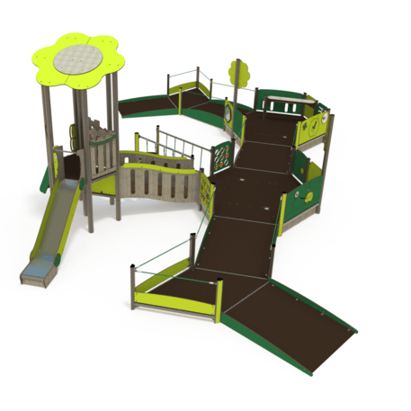 Spielplatzkomplex für Kinder ab 2 Jahren – Kollektion 'MAXI / MBG-2518_MA 12-5008-A15'