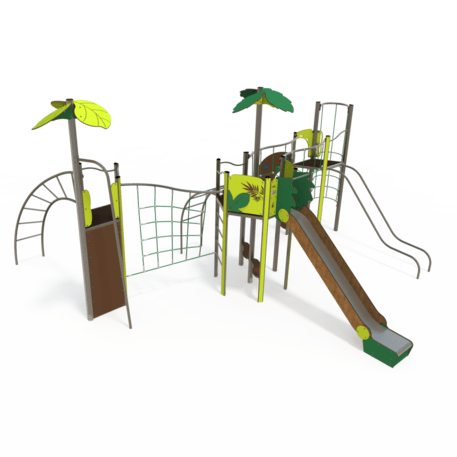 Žaidimų aikštelių kompleksas vaikams nuo 2 iki 12 metų amžiaus – kolekcija 'MEGA / MBG-2571_ME 18-3009-P15'