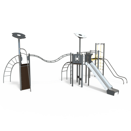 Žaidimų aikštelių kompleksas vaikams nuo 2 iki 12 metų amžiaus – kolekcija 'MEGA / MBG-2581_ME 18-3026-I99'
