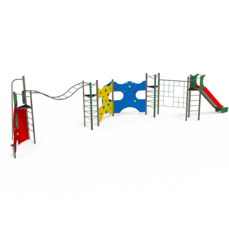 Žaidimų aikštelių kompleksas vaikams nuo 2 iki 12 metų amžiaus – kolekcija 'MEGA / MBG-2622_ME 18-4029-I99'