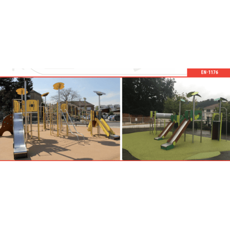 Žaidimų aikštelių kompleksas vaikams nuo 2 iki 12 metų amžiaus – kolekcija 'MEGA / MBG-2622_ME 18-4029-I99'