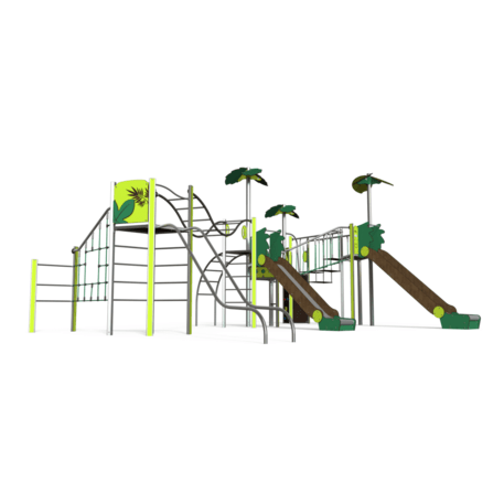 Žaidimų aikštelių kompleksas vaikams nuo 2 iki 12 metų amžiaus – kolekcija 'MEGA / MBG-2612_ME 18-4021-P15'